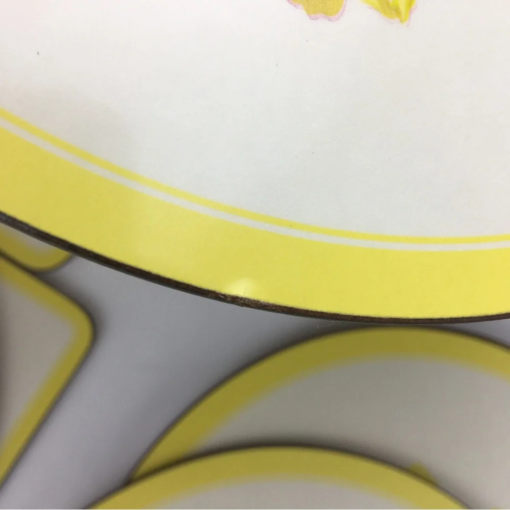 Vintage Pimpernel Yellow Floral Placemats and Coasters Set